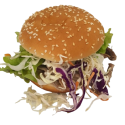 Pulled Pork Chicken with Salad